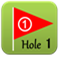 座間ゴルフコースのホール紹介用メニューロゴ-Hole1